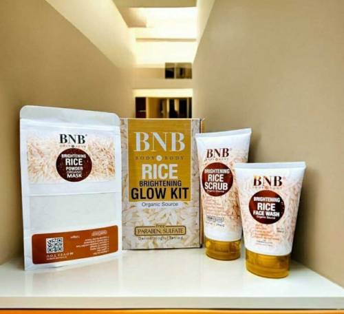 whitening and brightening Rice facial kit 