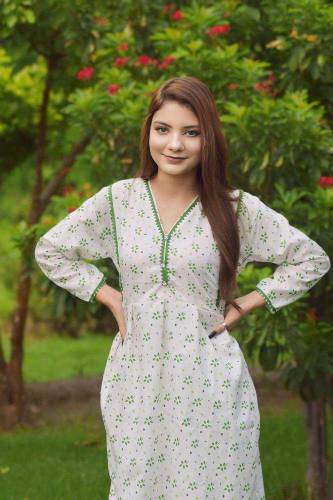 3 Pcs Women Cotton Printed Stitched Suit Independence Day Special 