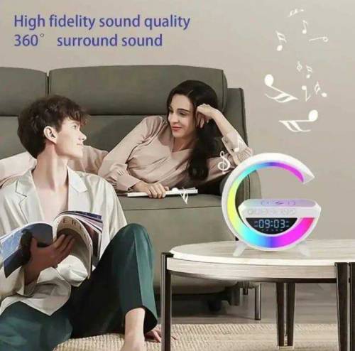 Wireless Mobile Phone Charger, clock, speaker and lamp
