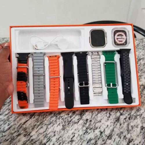 7 in 1 straps new S100 ultra 2 smart watch 2.2 inch led