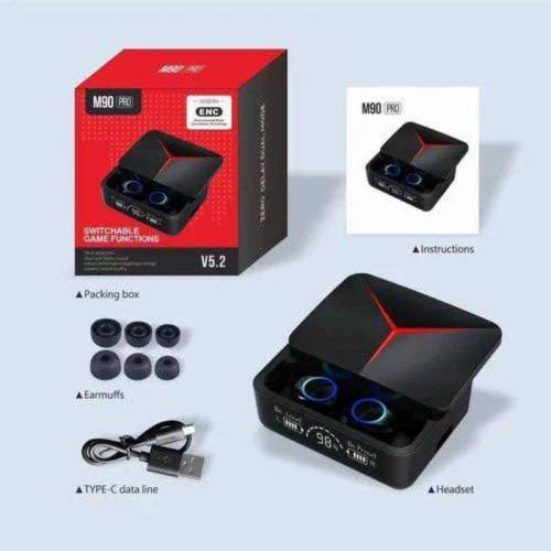 M90 PRO DIGITAL DISPLAY CASE EARBUDS