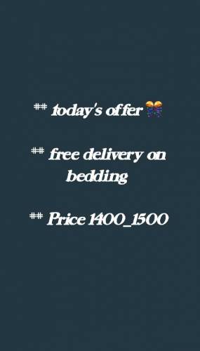 free delivery on bedding 