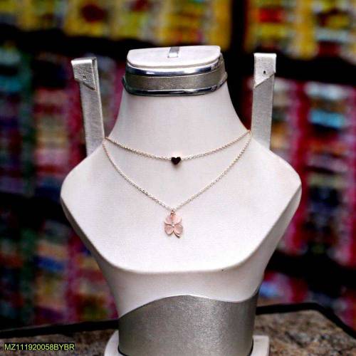 2 Layered Women Neckless Chain 