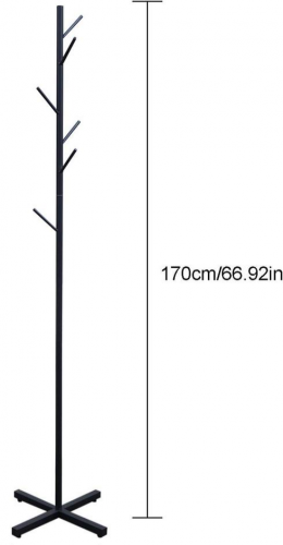 handbag and clothes hanging stand
