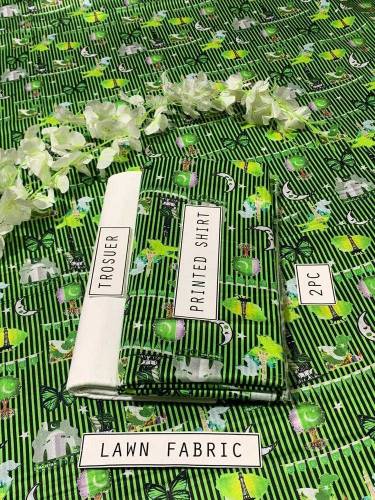 14 august special edition 2 pcs womans unstitched lawn printed suits 