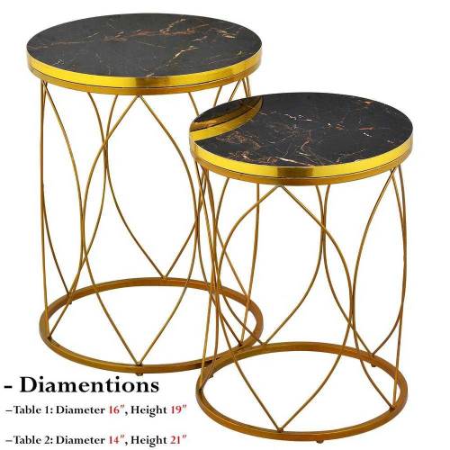 Nesting table set of 2