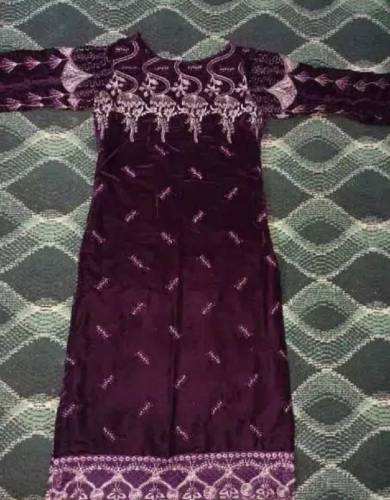 3pc embroidered dress