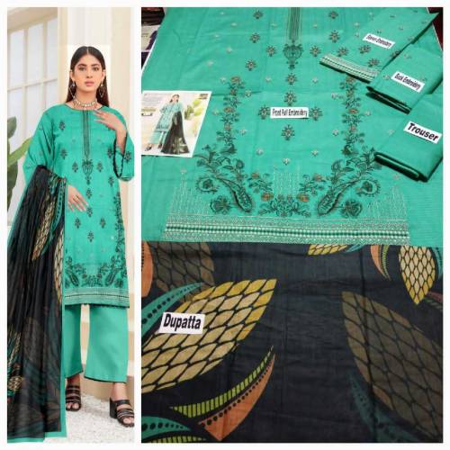 3ps digital printed lawn vol24