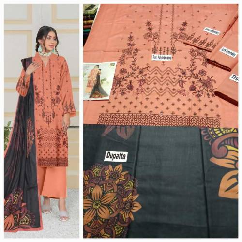 3ps digital printed lawn vol24