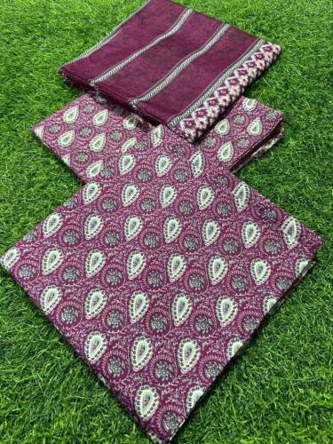 3  Pieace Lawn suit beautifull (sapphire) for sale only Delivery