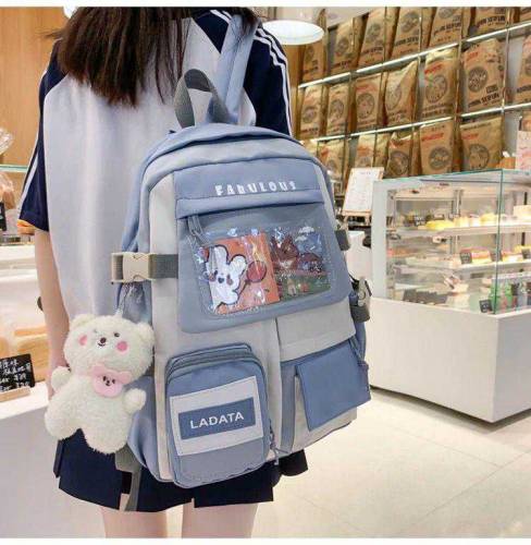 kids cartoon characters school bag 