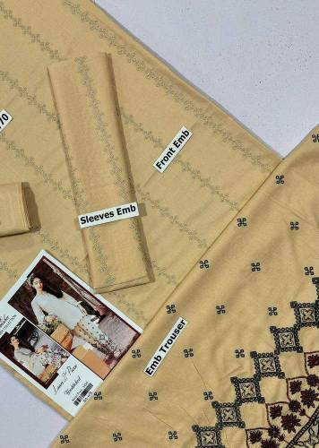 •  Fabric: Lawn•  Pattern: Embroidered•  Shirt Front Pattern: Embroide