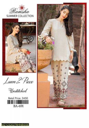 •  Fabric: Lawn•  Pattern: Embroidered•  Shirt Front Pattern: Embroide