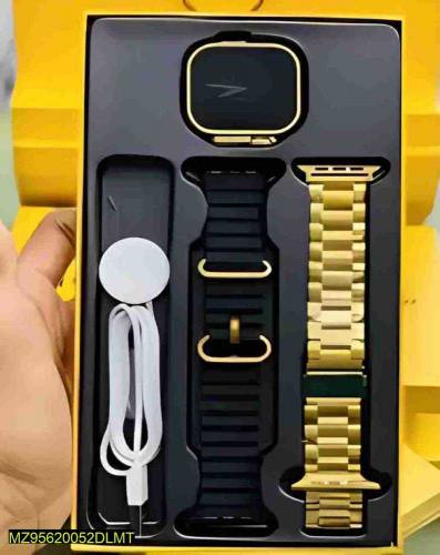 HK9 ULTRA GOLDEN SMART WATCH FULL HD 