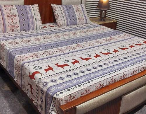Beautiful Bed Sheet Single Bed Double Bed (Sapphire) For Sale Delivery