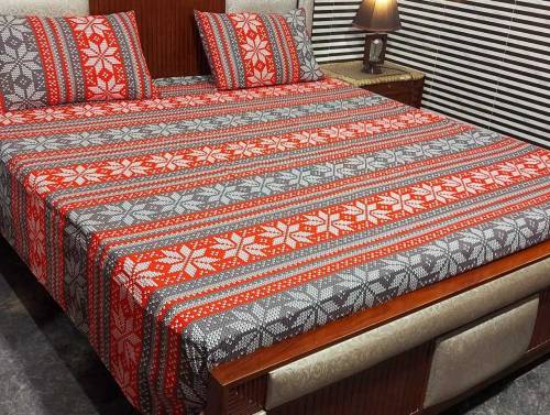 Beautiful Bed Sheet Single Bed Double Bed (Sapphire) For Sale Delivery