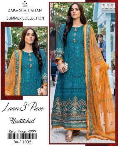 •  Fabric: Lawn•  Pattern: Embroidered•  Shirt Front - Pattern: Embroi