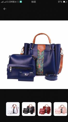 4 pcs womens shoulder bag