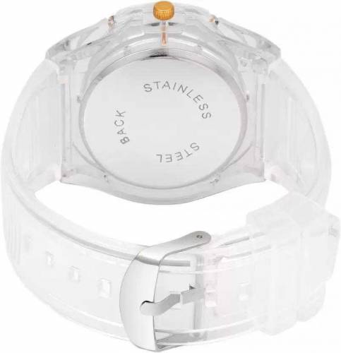transparent analogue watch