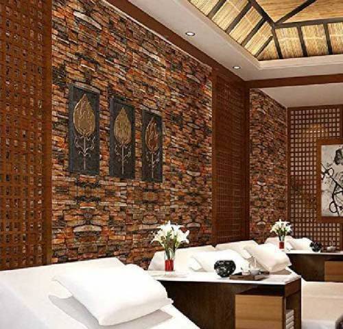 3D Wall Foam Sheet self adhesive Wallpaper 