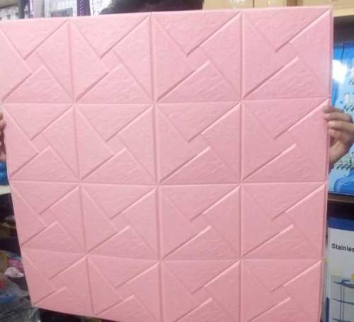 3D Wall Foam Sheet self adhesive Wallpaper 