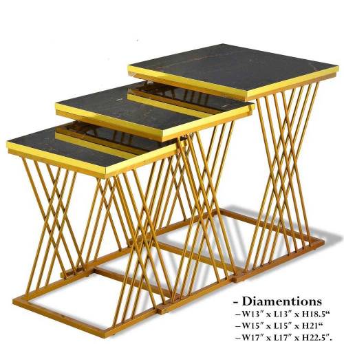 Nesting table set of 3