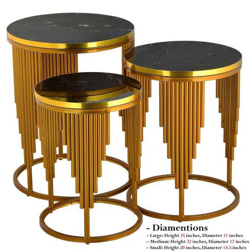 Nesting table set of 3