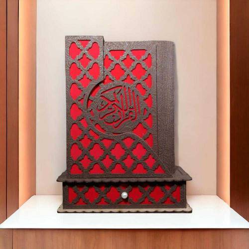 wooden Quran holder stand