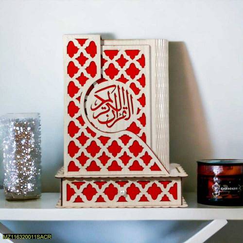 wooden Quran holder stand