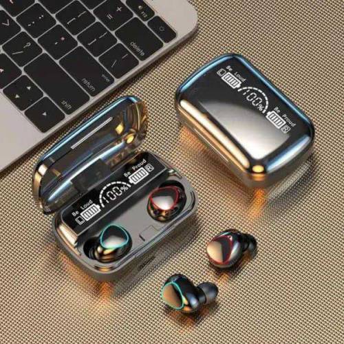 DIGITAL DISPLAY CASE BLACK EARBUDS 