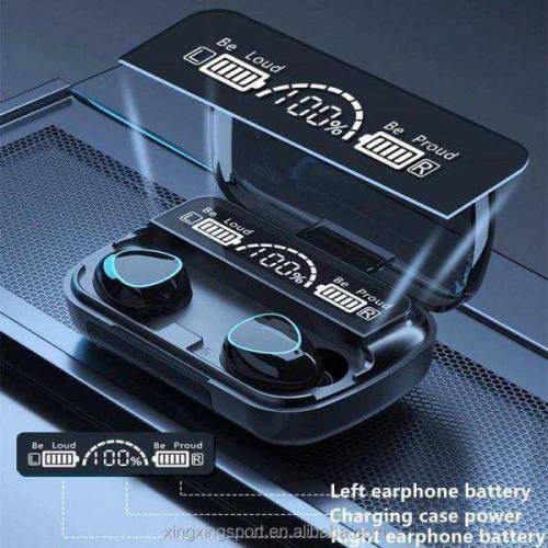 DIGITAL DISPLAY CASE BLACK EARBUDS 