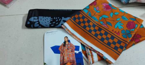 Alkaram lawn shirts set 