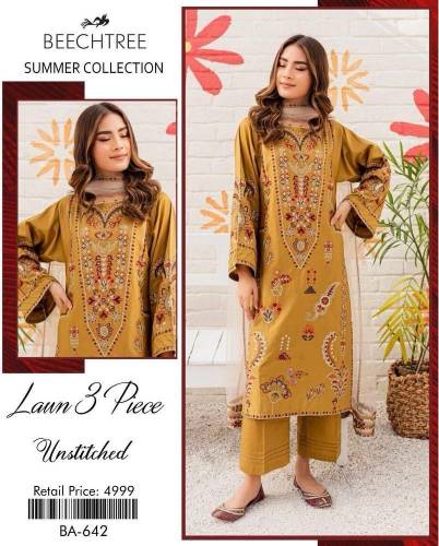 3 piece embroidery suits