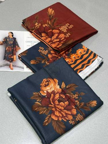 Summer Clearance Sale *Baroque | 3pc Digital Printed Lawn Vol 24'* 