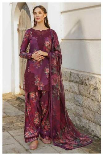 Summer Clearance Sale *Baroque | 3pc Digital Printed Lawn Vol 24'* 