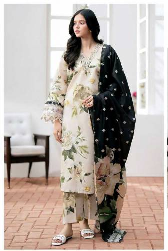 Summer Clearance Sale *Baroque | 3pc Digital Printed Lawn Vol 24'* 