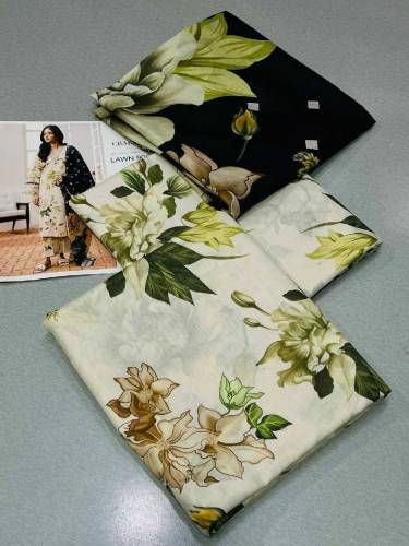 Summer Clearance Sale *Baroque | 3pc Digital Printed Lawn Vol 24'* 
