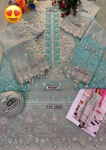 3 Pcs Have Embroidered Suit 