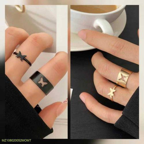 New Couple Rings Set - Pack of 4