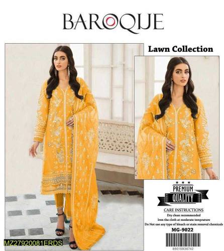 lawn suit 3pc