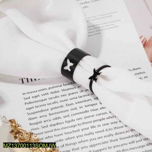 2 ps trendy couple butterfly 🦋 rings