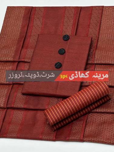 3 PC khadi dress 