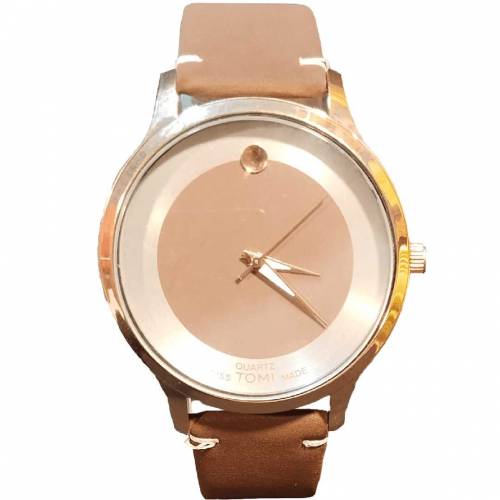  Stylish Swiss Tomi Made Quartz Watch Sleek Minimalist Design with Bro