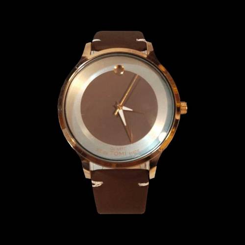  Stylish Swiss Tomi Made Quartz Watch Sleek Minimalist Design with Bro