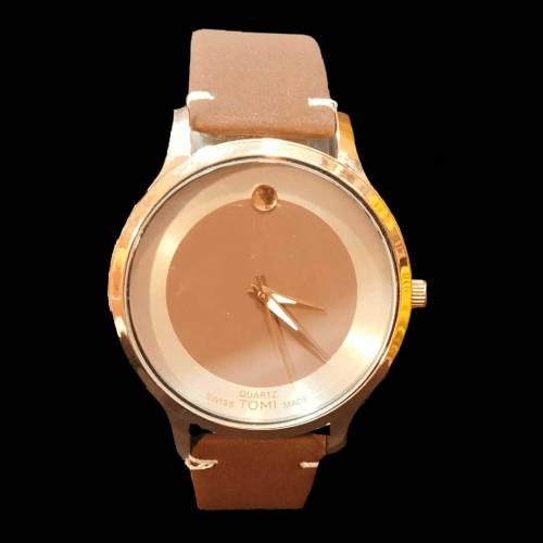  Stylish Swiss Tomi Made Quartz Watch Sleek Minimalist Design with Bro