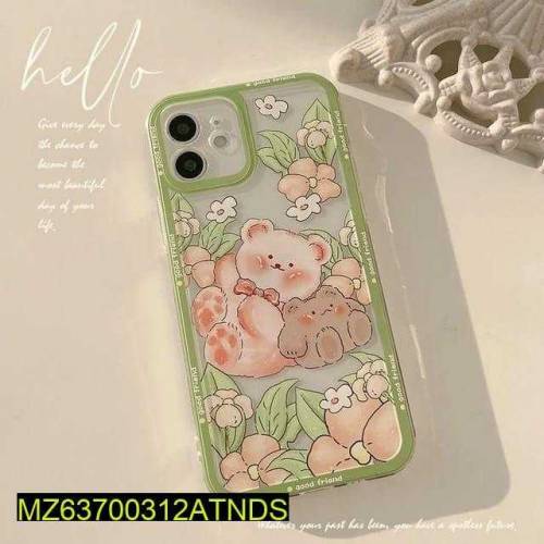 iPhone back cover only - sweet garden bear  