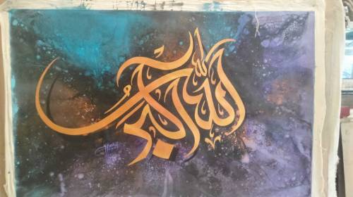 Oil painting on canvas original,knife work.