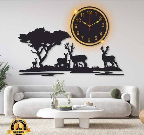 Lightning Wall Clock 