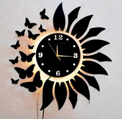 Lightning Wall Clock 