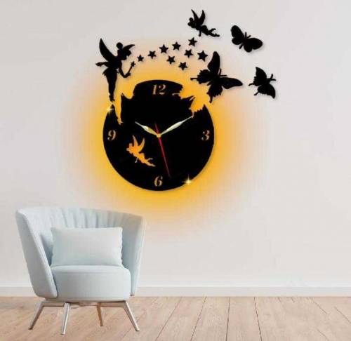 Lightning Wall Clock 